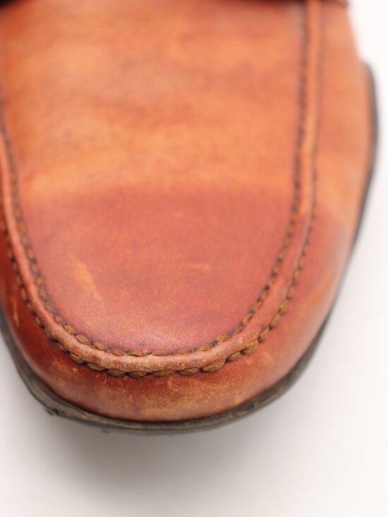 Salvatore Ferragamo Men\'s Size EU 41 Brown Leather Loafer Slip On Shoes main image 3